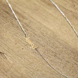 Silver Yves necklace 