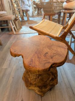 Live edge table/ stool