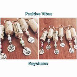 Upcycled Cork Keychains 