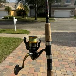 Shimano Nasci 4000 w/ Star Rod Stellar Lite 6’6” rod