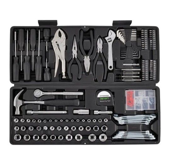 PITTSBURGH Tool Set with Case, 130-Piece