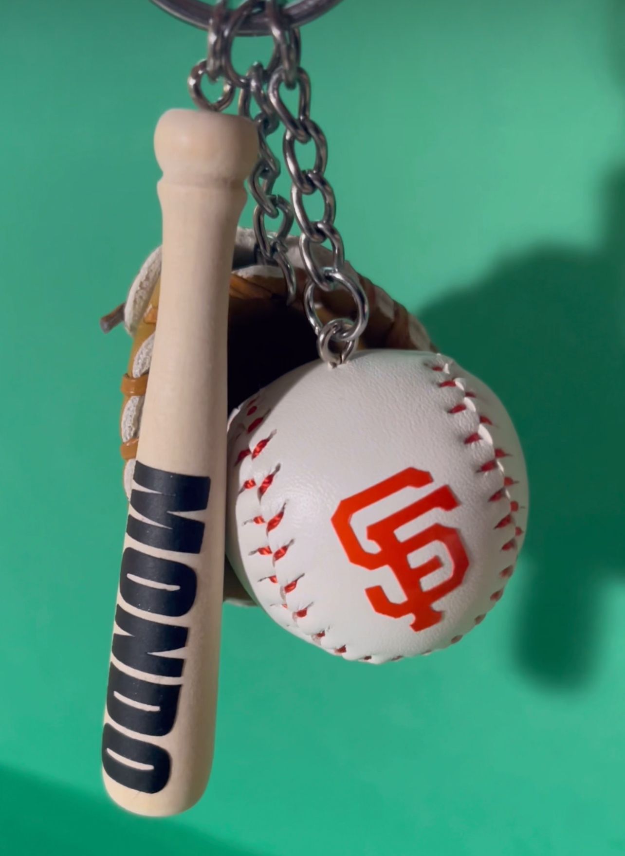 Personalized Baseball keychain