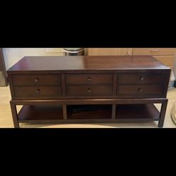 Wood Entertainment Center / TV Console