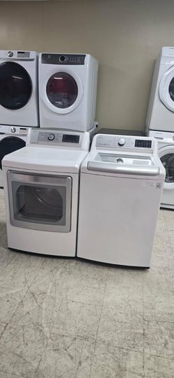 LG Top Load Washer and Dryer Set Electric