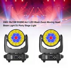 2 pack plus case wash moving head light