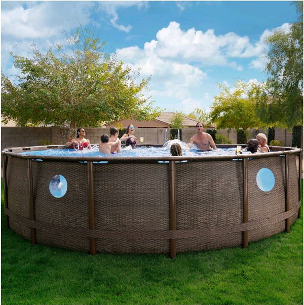 Coleman 18' x 48" Power Steel Swim Vista Series II