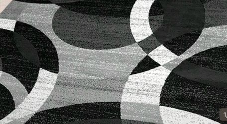 Black & Grey large Area Rug 63*90