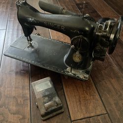 Antique vintage cast iron singer sewing machine foot pedal decor unique collectible