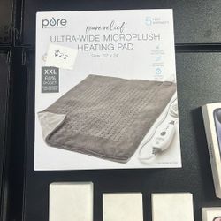 Pore Enrichment Ultra Wide Micro plush Heating Pad