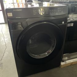 Samsung Front Load Gas Dryer In Black 