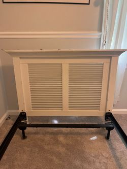 Twin Headboard + Metal Bedframe that can adjust to Full