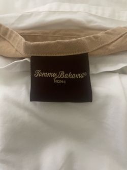 Tommy Bahama Home California king bed skirt; Khaki