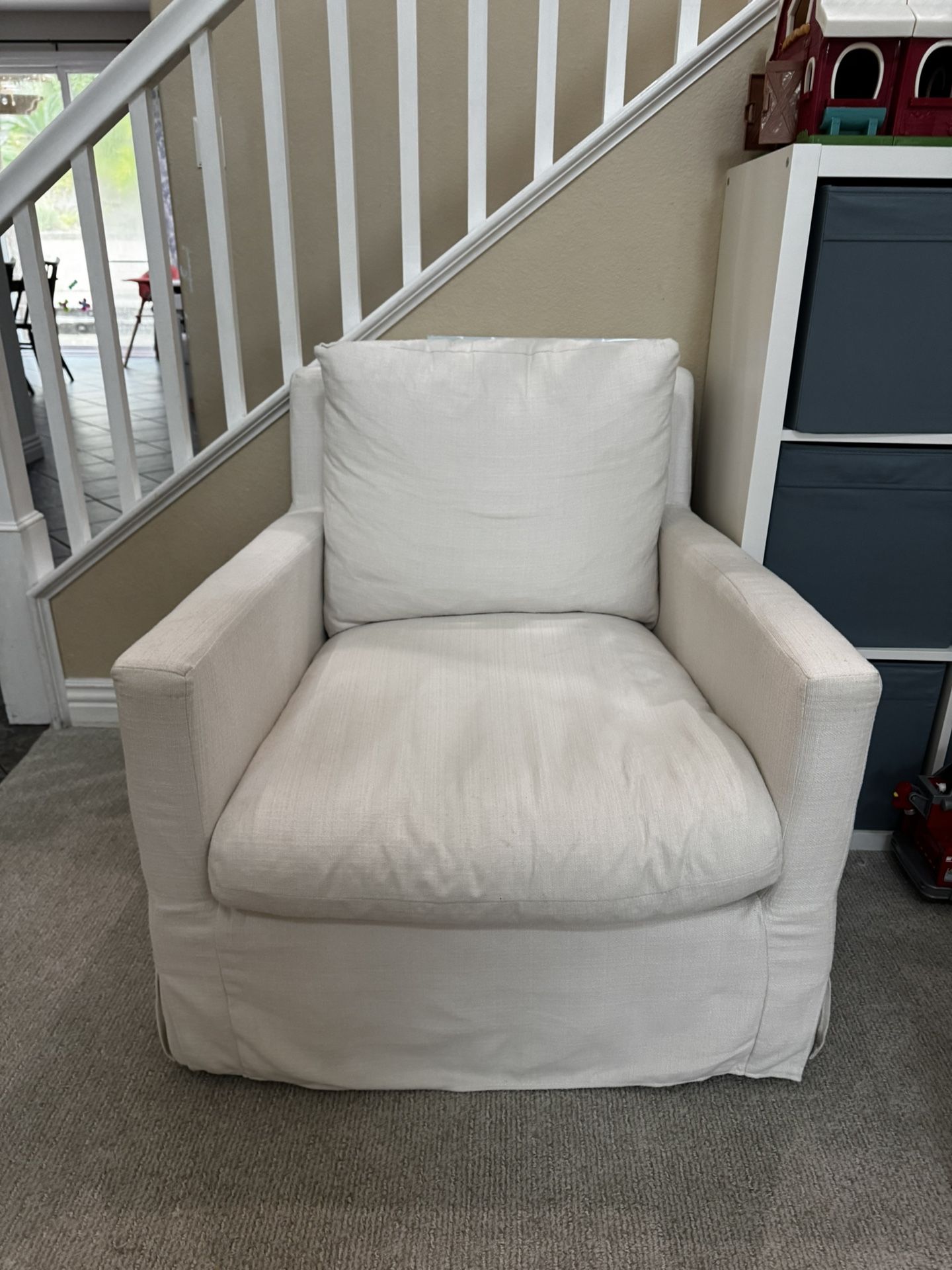 Brynn Feather Filled Swivel Chair