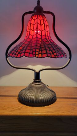 Tiffany style Lotus bell table lamp