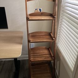 Acacia Wood Shelf 4 Tiers