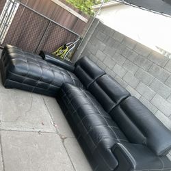 HUGE LEATHER COUCH