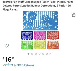 Coco Theme Banner And Table clothes