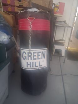 Empty punching bag