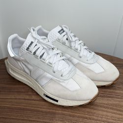 Adidas, Originals Retropy E5 Crystal, Textile / Suede, Crystal White / Matte Silver / Cloud White, Size 12