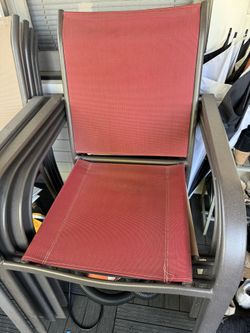 Red Outdoor Patio Chairs