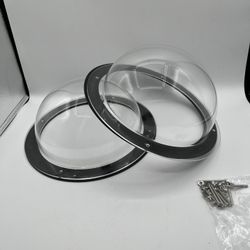 2x Acrylic Clear Dome Windows For Dog House or Fence