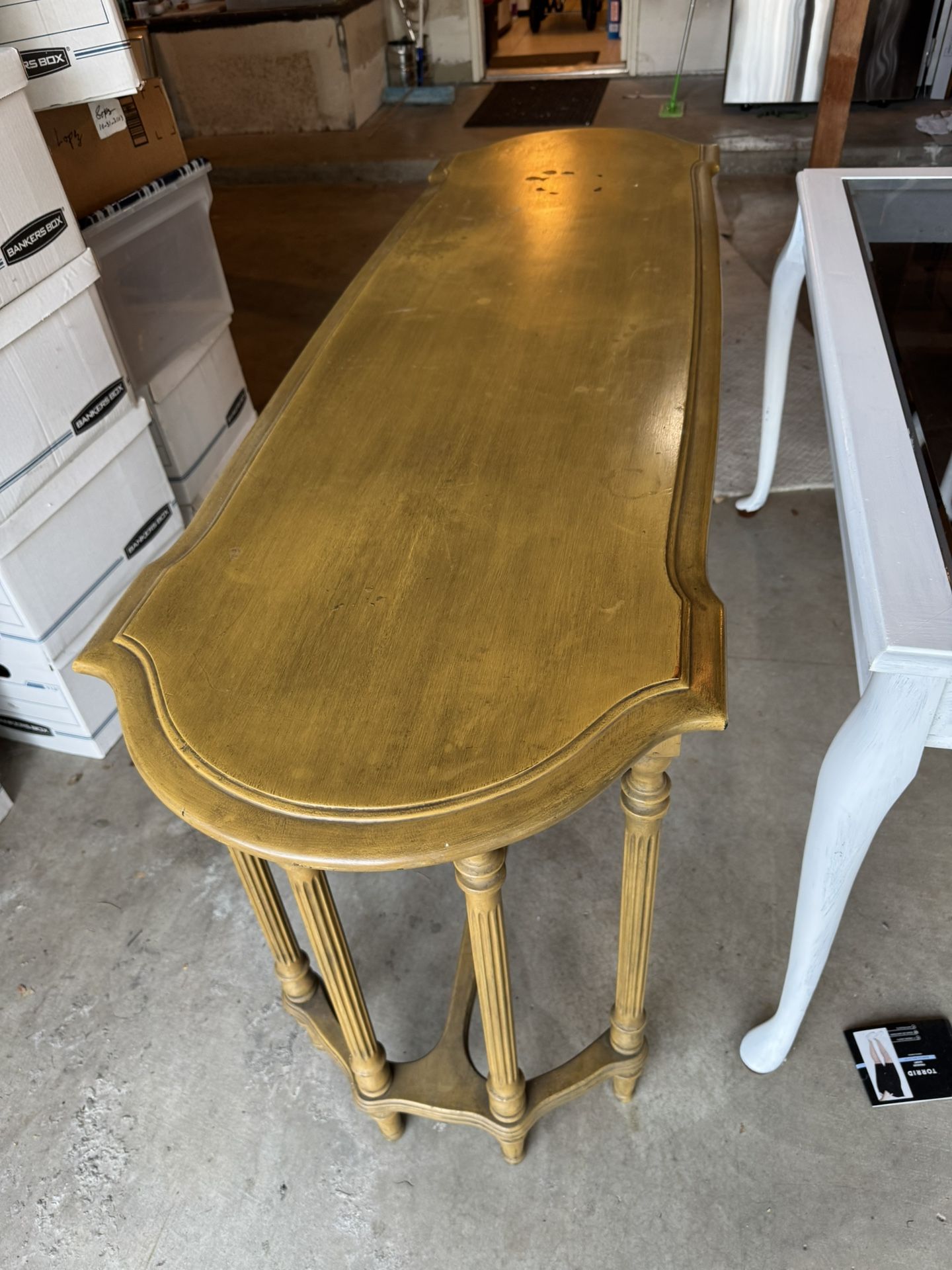 Gold Sofa Table
