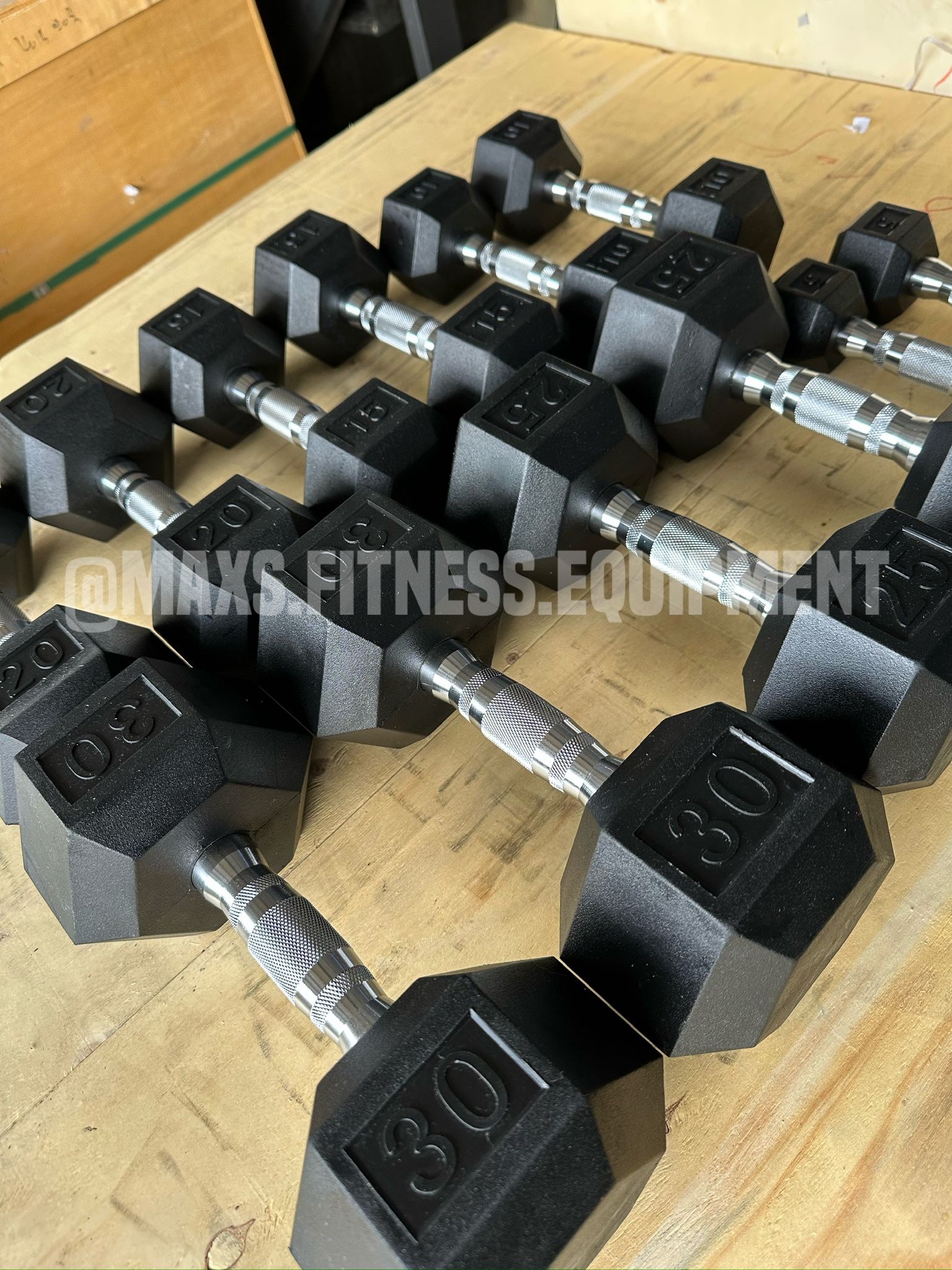 New Dumbbells Set 5-30 With Rack FIRM PRICE