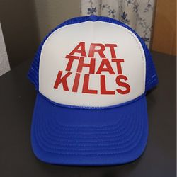 Gallery Dept Trucker Style Mesh Snapback Hat. ART THAT KILLS logo. New Never Worn 