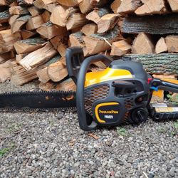 NEW Gas Chainsaw 20” Bar, Poulan Pro PR5020 50-cc 2-cycle 20 Gas Chainsaw !