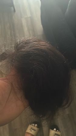 28” human hair closure wig raw