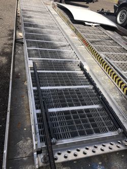 Loading ramp from box truck parts