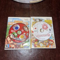 Mario Nintendo Wii Bundle FOR BOTH CASH ONLY