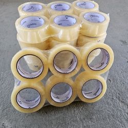6 Pack 2"x 330ft Shipping Packaging Box Packing Tape 