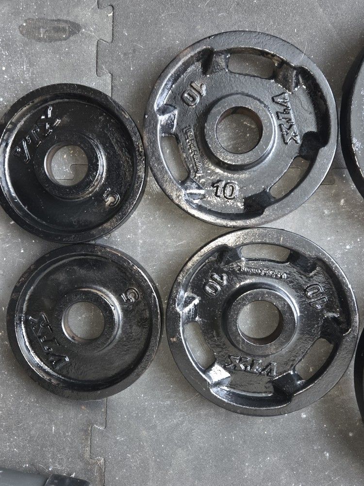 VTX 10lbs And 5lbs Olympic Plates Pairs