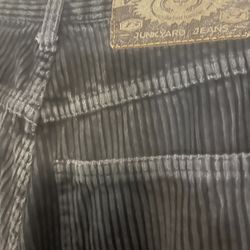 Vintage 90s BULLHEAD BLACK CORDUROY baggy pants