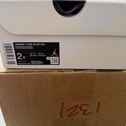 Travis Scottt Jordan 1 Low OG PS 2Y