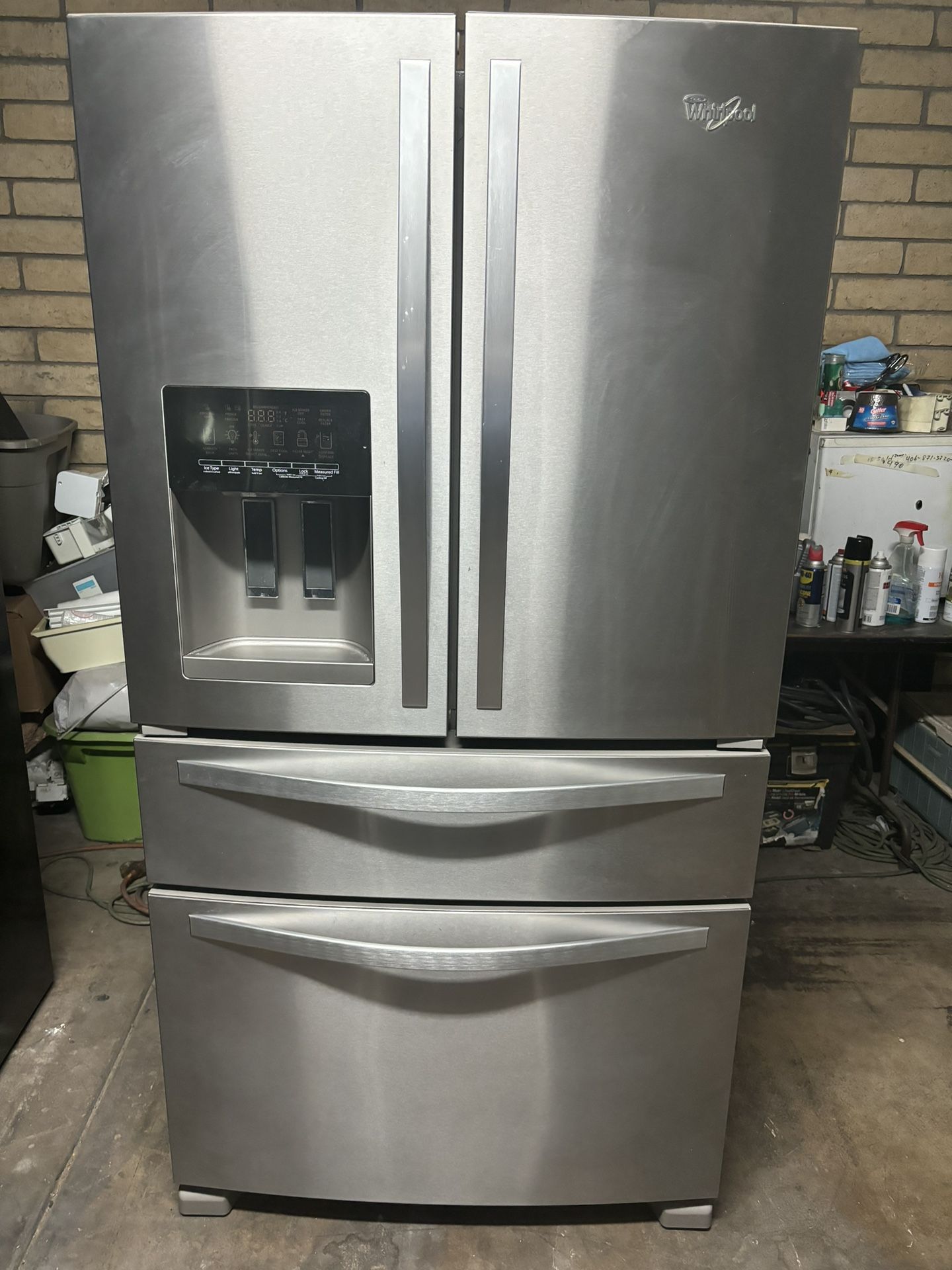 Whirlpool French Door 4 doors Water Work ( Only Ice Don’t Work) for