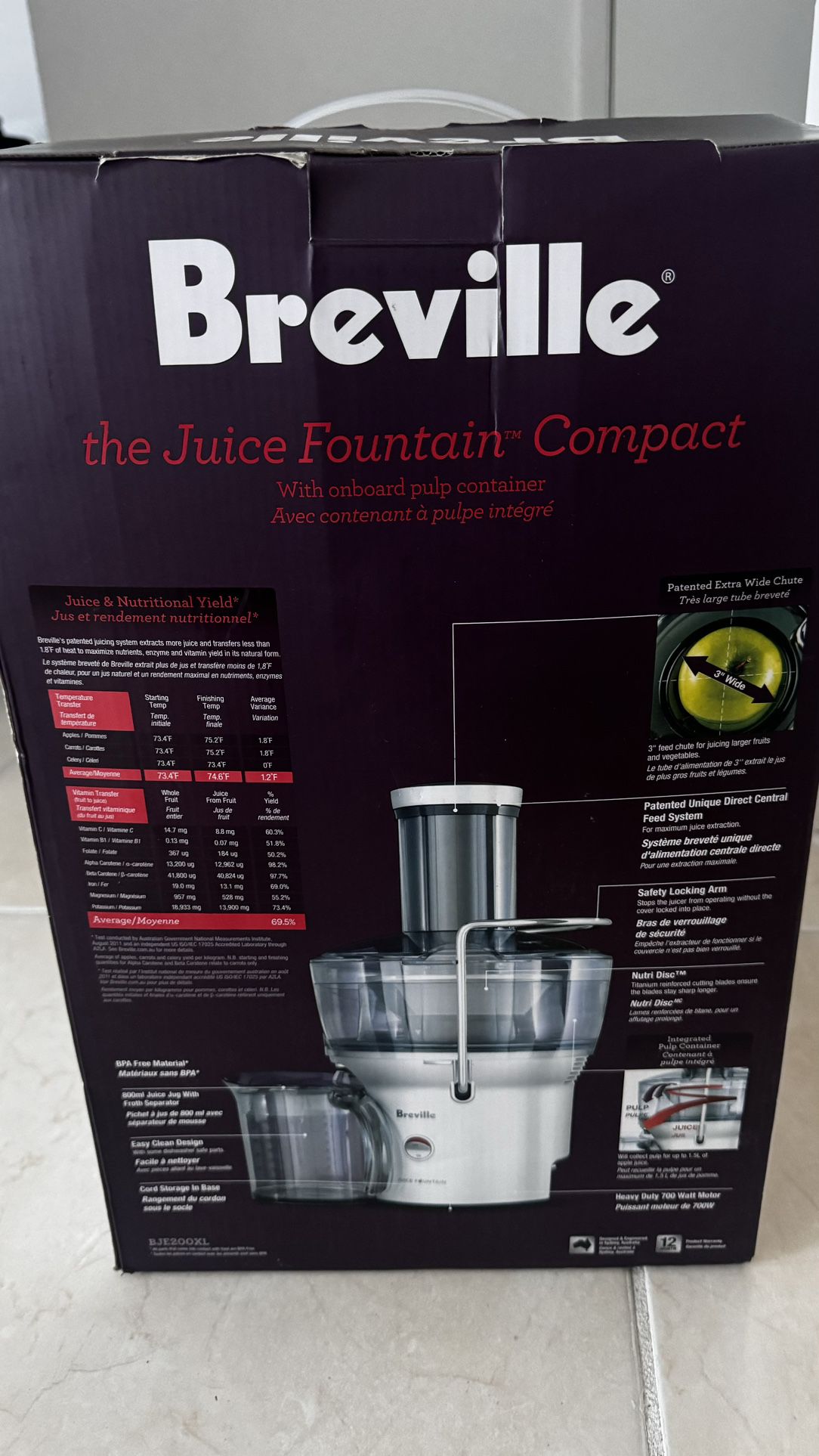 Breville Juice Fountain Compact 