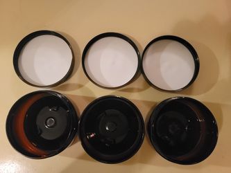 75 - 8 oz Low-Profile Amber Jars + 25 Lids -
Bulk Lot