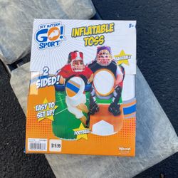 Inflatable Toss Football Baseball Game