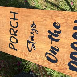 Vintage Wood Ironing Board /Porch Sign NEW PRICE 