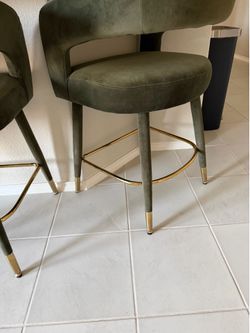 Olive island accent counter Chairs