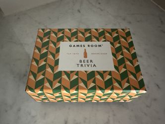 Game Room Beer Trivia- New In Box