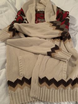 Old navy button sweater sz L