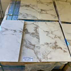 12x24 Polished Marble Look White Veins Gray Veins Brown Veins Tile On Sale Only $2.98sf 