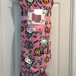 Hello Kitty Halloween Blanket 