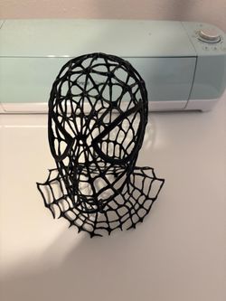 black 3d web spiderman