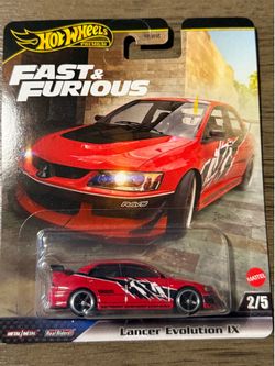 Hotwheels premium Mitsubishi Evo Tokyo drift