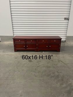 Antique look tv stand