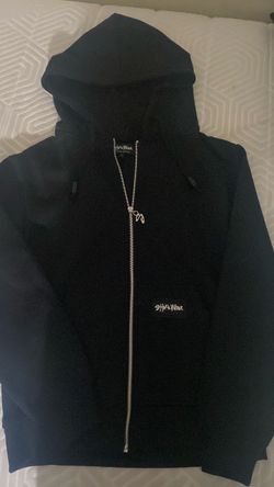 Black Shaka zip up hoodie